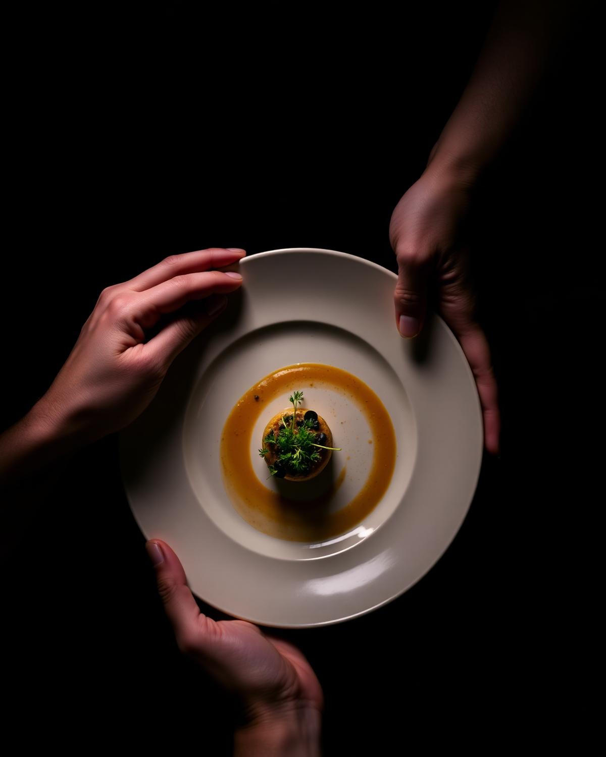 Plated dish