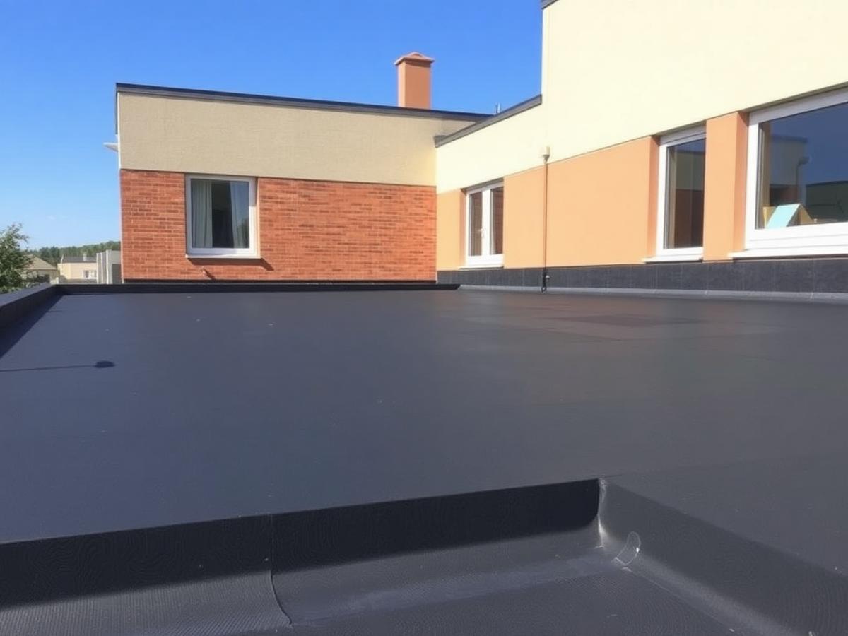 Flachdach­abdichtung · Anbau in Saarwellingen